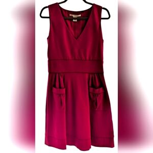 Diane Von Furstenberg Pink Sleeveless Dress